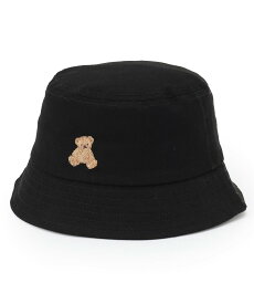 【SALE／62%OFF】petit main くま刺しゅうバケットハット ナルミヤオンライン マタニティウェア・ベビー用品 ベビートップス ホワイト