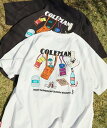 【SALE／10%OFF】Coleman 別注 coleman fes scene SS TEE 25SS フリークスストア トップス カットソー・Tシャツ ブルー ホワイト グレー【送料無料】