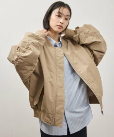 ADAM ET ROPE' FEMME 【PROVOKE for ADAM ET ROPE' 】別注 MA-1 アダムエロペ ジャケット・アウター MA-1 ホワイト ベージュ ネイビー【送料無料】