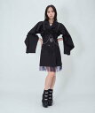 【SALE／44%OFF】HARE ケープフリルジャケットミニワンピース ハレ ワンピース・ドレス チュニック ブラウン ブラック…