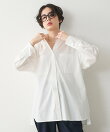 パッチポケット バックギャザーシャツ