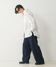 パッチポケット バックギャザーシャツ