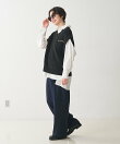 パッチポケット バックギャザーシャツ