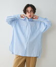 パッチポケット バックギャザーシャツ