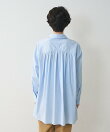 パッチポケット バックギャザーシャツ