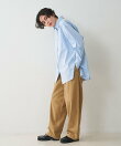 パッチポケット バックギャザーシャツ
