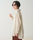 パッチポケット バックギャザーシャツ