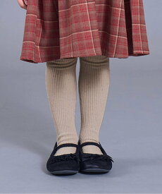 Ampersand カラフルリブウエストハグタイツ エフオーオンラインストア 靴下・レッグウェア タイツ・ストッキング・パンスト グレー イエロー ブラック オレンジ ホワイト レッド ベージュ