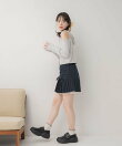 前釦肩開きフーディー