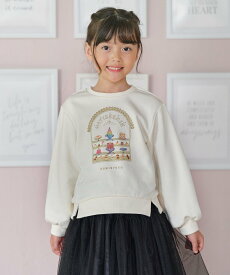 【SALE／20%OFF】組曲 KIDS 【110-140cm】パティスリー トレーナー クミキョク トップス スウェット・トレーナー ブラック ピンク【送料無料】
