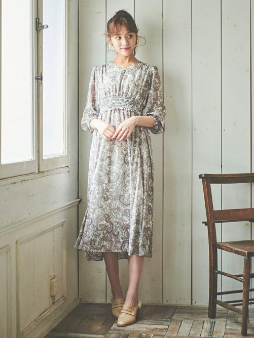 31 Sons De Mode ペイズリープリントワンピース Rakuten Fashion 楽天ファッション 旧楽天ブランドアベニュー Bm78