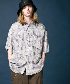 MAISON SPECIAL 【LIMITED EDITION】Prime-Over Short Sleeve Shirt メゾンスペシャル トップス シャツ・ブラウス グレー ベージュ ブラック ホワイト イエロー パープル【送料無料】