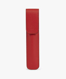 SMYTHSON Panama Pen Sleeve スマイソン 文房具 その他の文房具 レッド【送料無料】