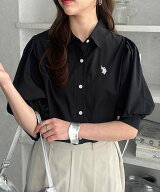 【SALE／25%OFF】GeeRA 【US.POLO.ASSN】ボリューム袖シャツブラウス ジーラ トップス シャツ・ブラウス …