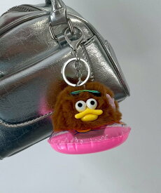 WEGO LADY'S ぷかぷかモンスターぬいぐるみキーホルダー ウィゴー インテリア・生活雑貨 その他のインテリア・生活雑貨 ブラウン パープル ピンク ホワイト