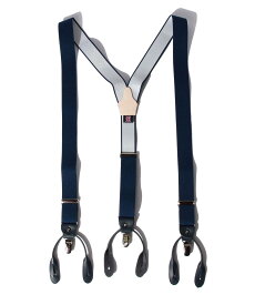 BEAMS F ALBERT THURSTON / ソリッドサスペンダー30mm ビームス メン ファッション雑貨 サスペンダー ブラウン ネイビー【送料無料】