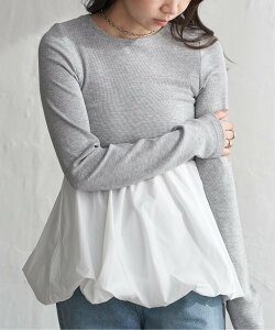 �ySALE�^30%OFF�zVENCE share style Ladys �ّf�ރR���r�o���[���`���j�b�N ���@���X �G�N�X�`�F���W �g�b�v�X �j�b�g �x�[�W�� �u���b�N �z���C�g