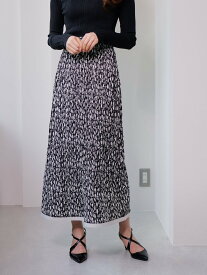 【SALE／10%OFF】LADYMADE グログランヘムワッシャースカート レディメイド スカート ロング・マキシスカート ホワイト ブラック【送料無料】