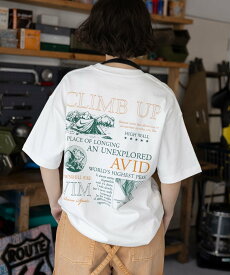 【SALE／26%OFF】PAGEBOYLIM 【PBLIM】アウトドアモチーフT ページボーイ トップス カットソー・Tシャツ ホワイト ブラック レッド