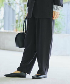 【SALE／50%OFF】studio CLIP 【先行予約】ゆるテーパードパンツ[プチ・プラスサイズあり]《オケージョン2026SS》 スタディオクリップ パンツ その他のパンツ ネイビー ベージュ