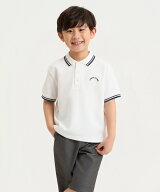 COMME CA ISM ライン入り 鹿の子 ポロシャツ コムサイズム トップス ポロシャツ レッド グリーン ブルー …