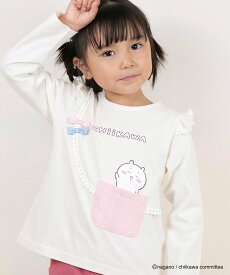 Si・Shu・Non アニメ【ちいかわ】ポシェットロンT シ・シュ・ノン トップス カットソー・Tシャツ ピンク ホワイト パープル