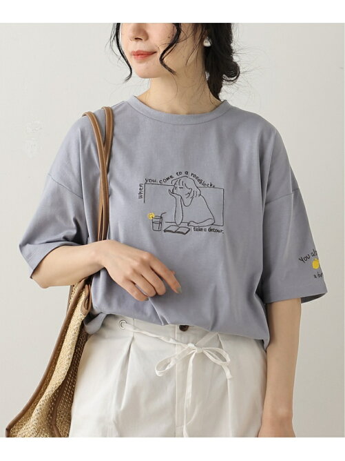 Ray Cassin レモンイラスト刺繍 Tシャツ Rakuten Fashion 楽天ファッション 旧楽天ブランドアベニュー Cy3080