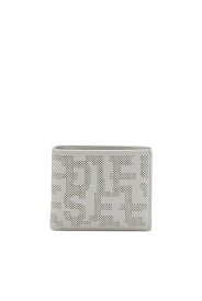 DIESEL ユニセックス 二つ折りウォレット BI-FOLD COIN S 3D ディーゼル 財布・ポーチ・ケース 財布 グレー【送料無料】