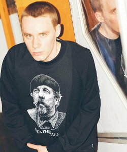 bonjour records The Salvages/�U�E�T�����F�[�W�Y Andrew Weatherall AW60 Raglan Crewneck Sweat �{���W���[�����R�[�h �g�b�v�X �X�E�F�b�g�E�g���[�i�[ �u���b�N �O���[�y���������z
