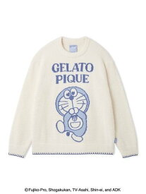gelato pique 【ドラえもん】【メンズ】ベビモコジャガードプルオーバー ジェラートピケ トップス スウェット・トレーナー ネイビー【送料無料】