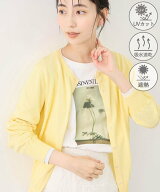 【SALE／10%OFF】ROPE' PICNIC ソマルティレイヤード風ベーシックカーディガン/UVカット・吸水速乾・遮熱…