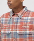 《AVIREX × UNIVERSAL OVERALL》POSTAL FLANNEL SHIRT