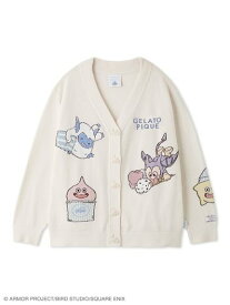 gelato pique 【ドラゴンクエスト】【ユニセックス】ジャガードカーディガン ジェラートピケ トップス カットソー・Tシャツ ネイビー ホワイト【送料無料】