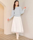 きらめきチェックフレア スカート