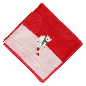 kate spade new york kate spade new york(ケイト・スペード ニューヨーク) タオルハンカチ インターモードカワベ ファッション雑貨 ハンカチ・ハンドタオル レッド グリーン ホワイト