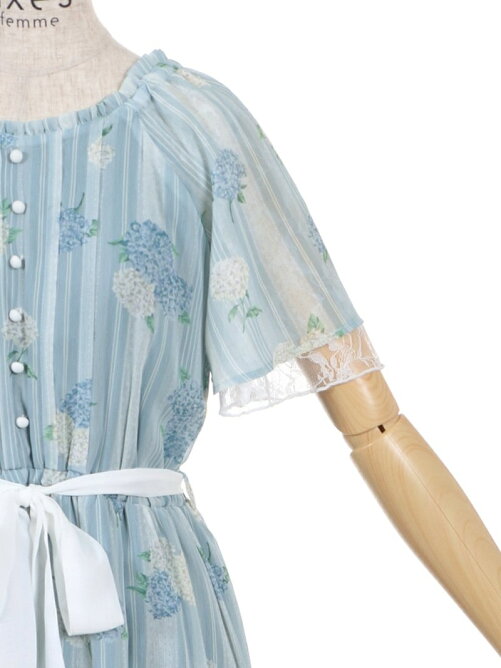 Axes Femme W 紫陽花シフォンワンピース Rakuten Fashion 楽天ファッション 旧楽天ブランドアベニュー Df