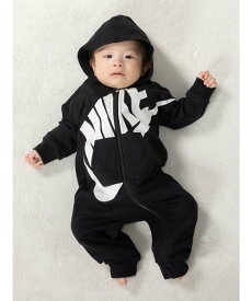 NIKE ベビー(50-74cm) ロンパース NIKE(ナイキ) NKN PLAY ALL DAY COVERALL ルーキーキッズ マタニティウェア・ベビー用品 ロンパース・カバーオール グレー ブラック【送料無料】