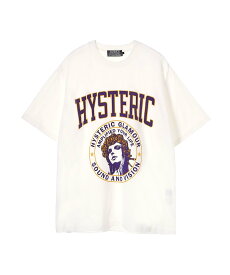 HYSTERIC GLAMOUR HG ACADEMY Tシャツ ヒステリックグラマー トップス カットソー・Tシャツ ホワイト ベージュ ブラック【送料無料】