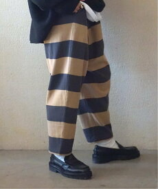 journal standard luxe ボーダータックパンツ ジャーナルスタンダード ラックス パンツ その他のパンツ ネイビー グレー【送料無料】