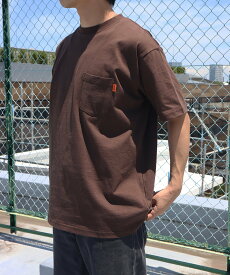 UNIVERSAL OVERALL UNIVERSAL OVERALL POCKET S/S TEE 半袖 ポケットTシャツ メンズ ユニバーサルオーバーオール トップス カットソー・Tシャツ ブラック ブラウン ホワイト【送料無料】