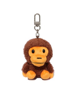 A BATHING APE BABY MILO PLUSH DOLL KEYCHAIN �A �x�C�V���O �G�C�v �t�@�b�V�����G�� �`���[���E�L�[�`�F�[�� �u���E���y���������z