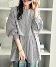 羽織にもなる!ペプラムシャツチュニック