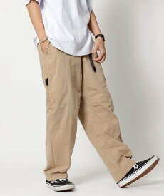 【SALE／30%OFF】FREAK'S STORE コットンナイロン ウェービングベルト イージーパンツ フリークスストア パンツ その他のパンツ グリーン グレー ブラック ベージュ【送料無料】