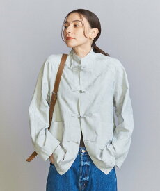 【SALE／70%OFF】BEAUTY&YOUTH UNITED ARROWS チャイナシャツジャケット ユナイテッドアローズ アウトレット トップス シャツ・ブラウス グレー ブラック【送料無料】