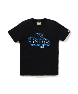 A BATHING APE ABC CAMO MILO ON BAPE TEE �A �x�C�V���O �G�C�v �g�b�v�X �J�b�g�\�[�ET�V���c �z���C�g �u���b�N�y���������z