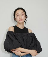ADAM ET ROPE' FEMME 【WEB限定】ニットタンクセットクロップドプルオーバー アダムエロペ トップス その…