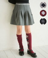 組曲 KIDS 【16~24cm】アーガイルソックス クミキョク 靴下・レッグウェア 靴下 ブラック ワインレッド …