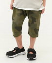 【SALE／18%OFF】devirock 7分丈 プリントサルエルパンツ ボトムス ハーフパンツ ショートパンツ 25SS デビロック パンツ その他のパンツ カーキグリーン