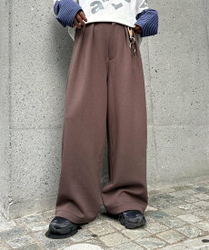【SALE／40%OFF】CIAOPANIC TYPY 【UNISEX】スラックス見え/あったかワイドスウェットパンツ チャオパニックティピー パンツ その他のパンツ グレー ブラウン ブラック【送料無料】