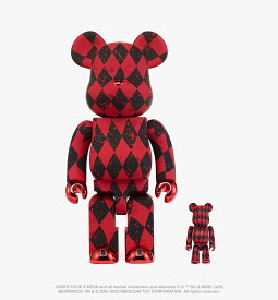 MCM MCM X BE@RBRICK ハーレイ・クイン 100%&400% セット エムシーエム インテリア・生活雑貨 おもちゃ・ゲーム・フィギュア レッド【送料無料】